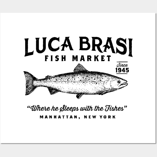 Luca Brasi Fish Market Manhattan New York Wall Art by SYNDICATE WORLD